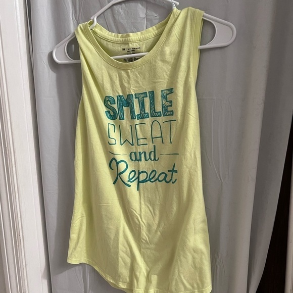 Tek gear smile sweat repeat tank top size s - Picture 1 of 3